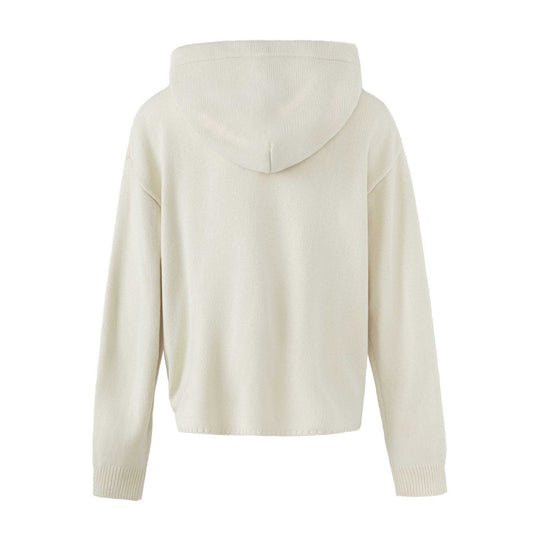 Damen Kapuzen-Strickjacke mit militärischen Zierknöpfen und Reißverschluss Shop Nory
