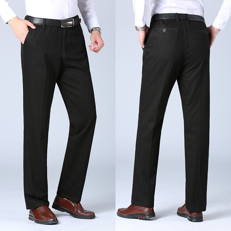 Herren Elegante Anzughose mit schmalem Schnitt und praktischen Taschen