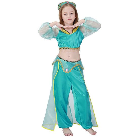 Mädchen Prinzessinnenkostüm im orientalischen Stil mit glitzernden Details Shop Nory