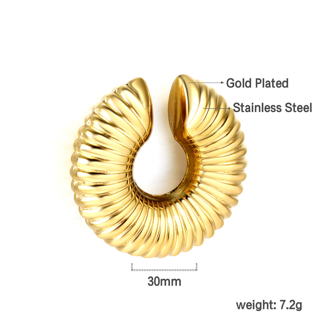 Damen modische und glänzende Ohrstecker aus hochwertigem Edelstahl Shop Nory
