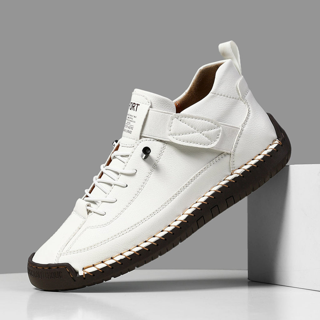 Damen Bequeme Freizeitschuhe mit elastischem Klettverschluss und atmungsaktiver Konstruktion Shopnory
