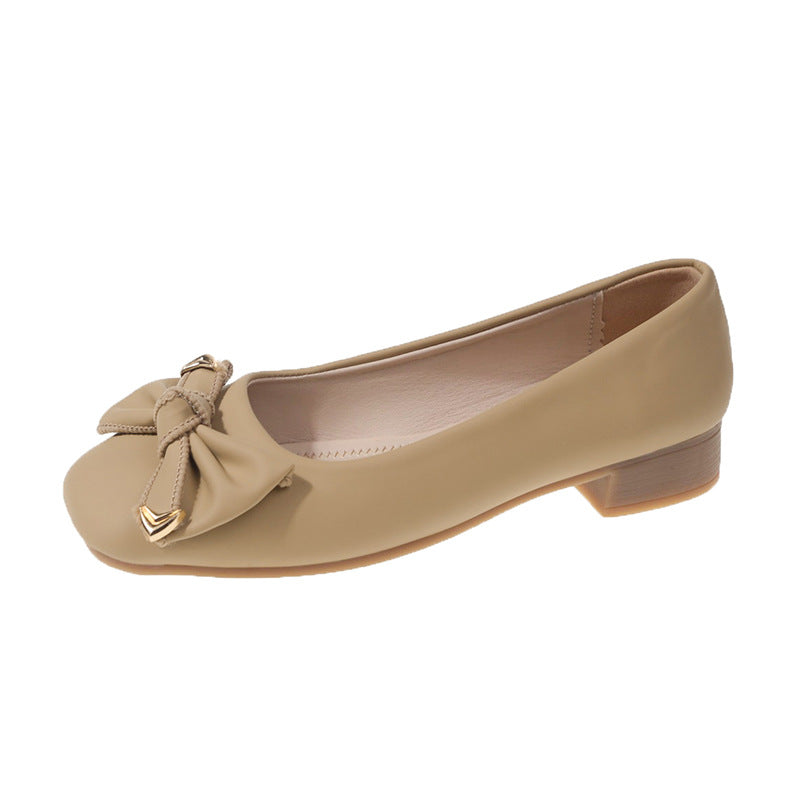 Damen Ballerinas mit elegantem Schleifen-Detail und weichem Fußbett