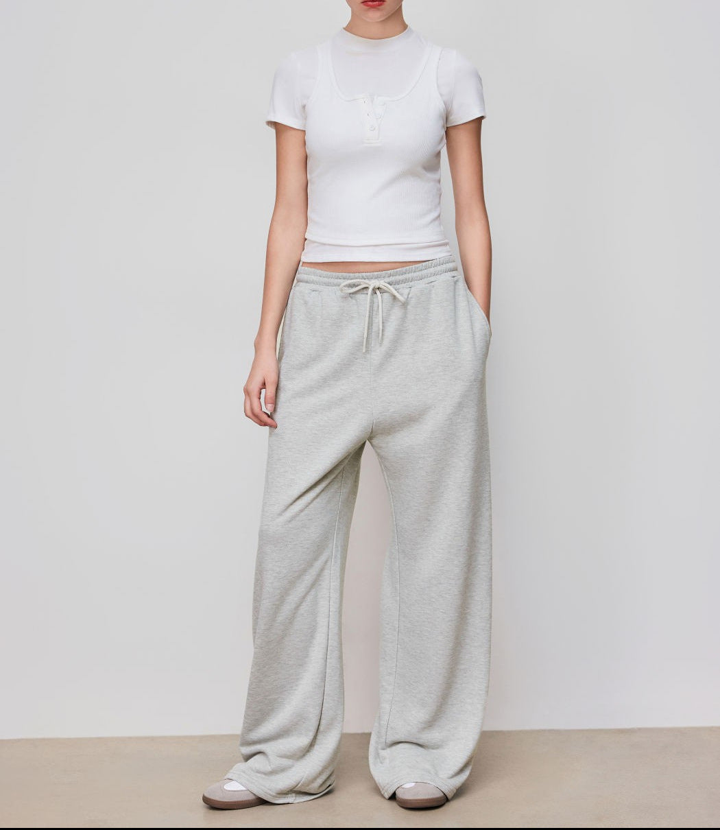 Damen Weite Loungebund-Sweatpants mit Tunnelzug und Relaxed-Fit Shop Nory