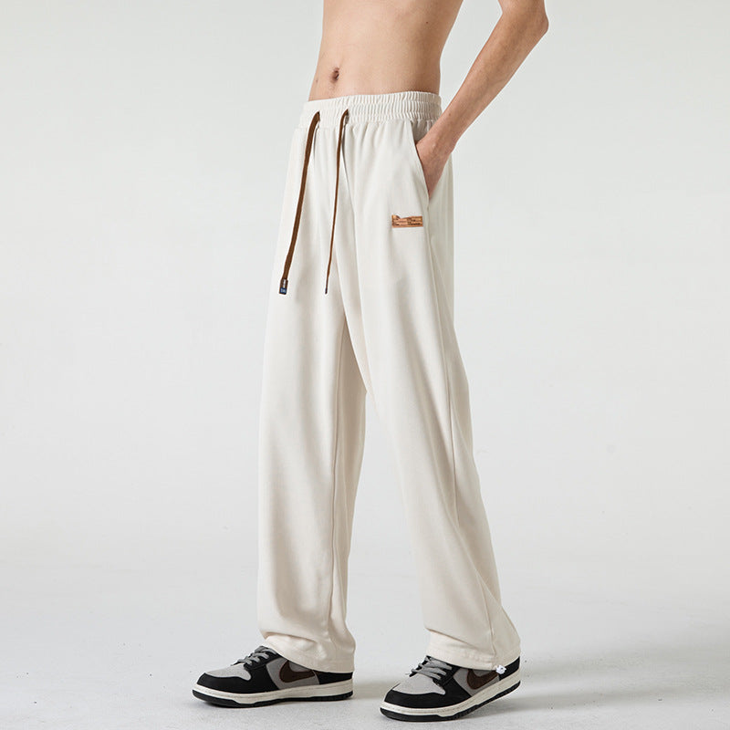 Herren Lounge-Jogginghose im Oversize-Straßenstil mit extra weitem Bein und Kordelzug Shop Nory