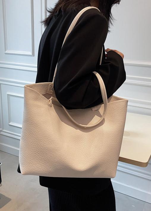 Geräumige Damen Schultertasche Aus Weichem Leder