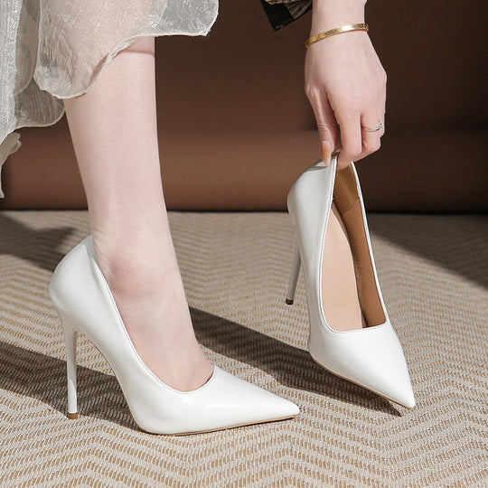 Damen Elegante spitz zulaufende Lackpumps mit extra hohem Stilettoabsatz Shop Nory
