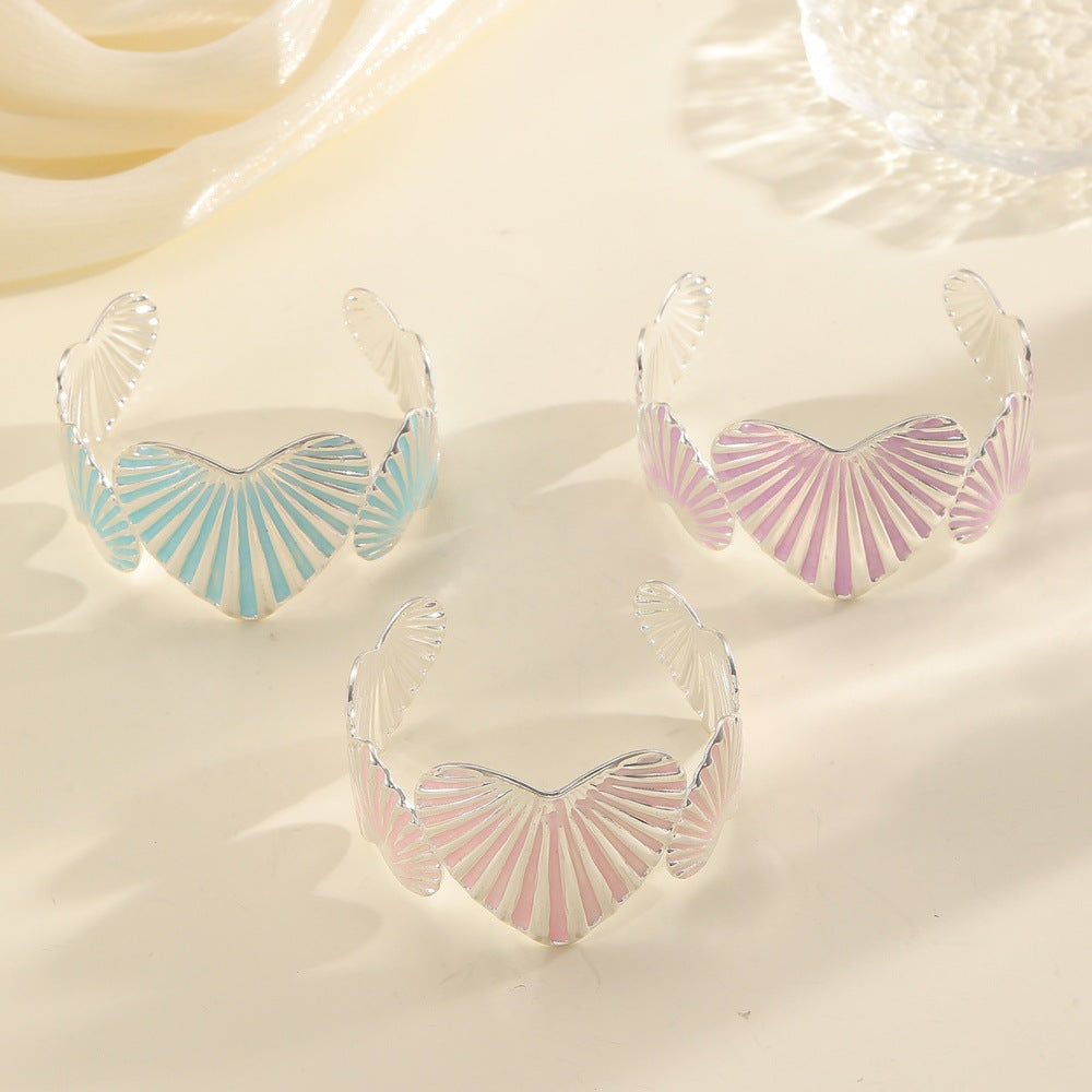 Damen Armreif mit kunstvollem Muschelmotiv Shop Nory