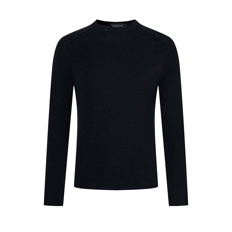 Herren Feinstrick-Pullover mit Rundhalsausschnitt aus Merinowolle Shop Nory
