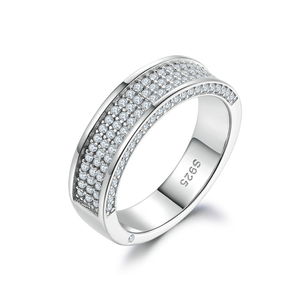 Damen Diamantring mit kunstvollem Design und funkelndem Zirkoniabesatz Shop Nory