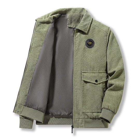 Herren Cordjacke mit praktischem Zip Shop Nory