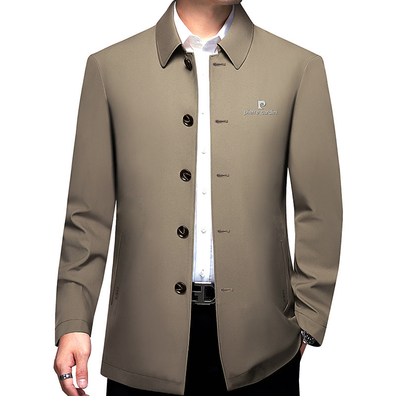 Herren Kurzmantel mit minimalistischer Optik und kariertem Innenfutter Shop Nory
