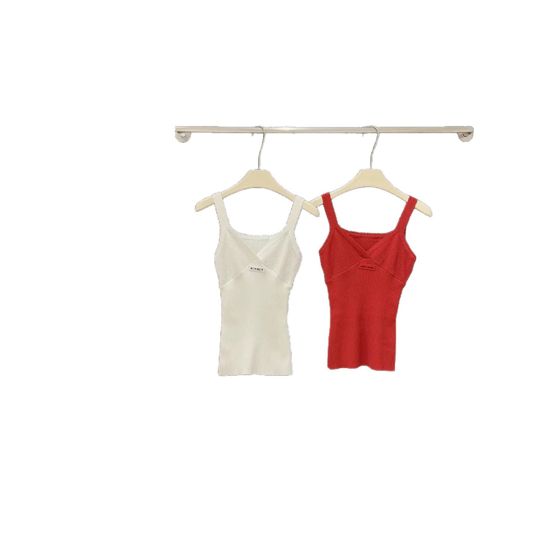 Damen Elegantes und atmungsaktives gehäkeltes Top Shop Nory