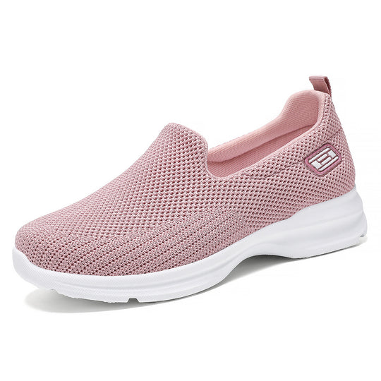 Damen nan nahtloser Strick-Slip-On Walking-Sneaker mit ergonomischer Memory-Fußbett-Einlage Shop Nory