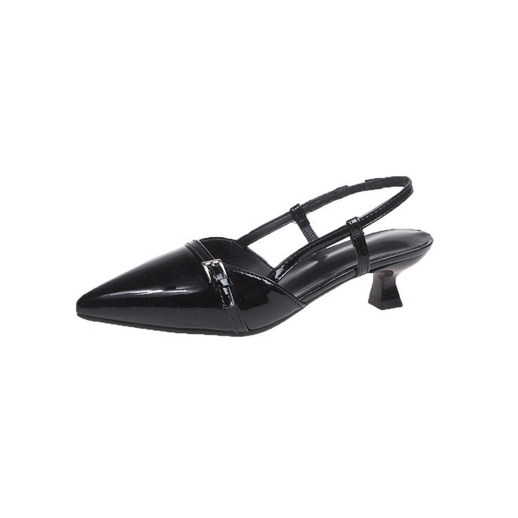 Damen elegante Slingback-Pumps mit spitz zulaufendem Design