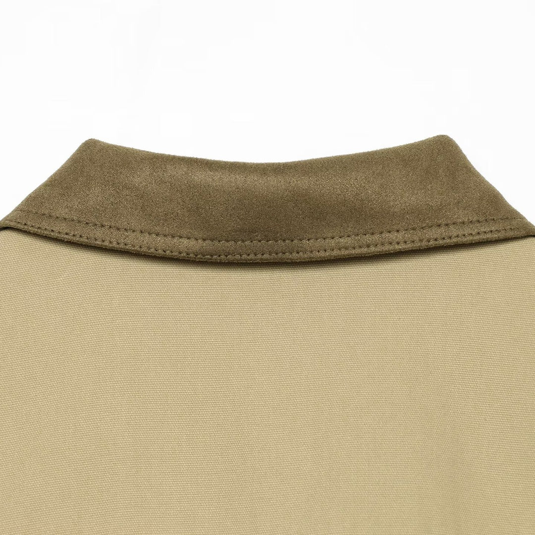 Damen Boxy Field‑Blouson mit Velourskragen und elastischem Saum Shop Nory