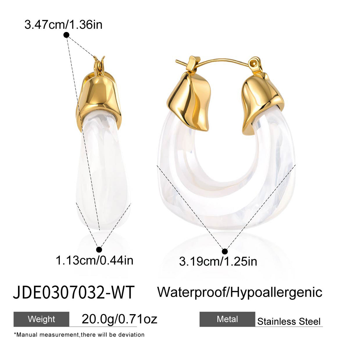 Damen Ohrhänger mit elegantem grünem Design und hochwertiger Edelstahlverarbeitung Shop Nory