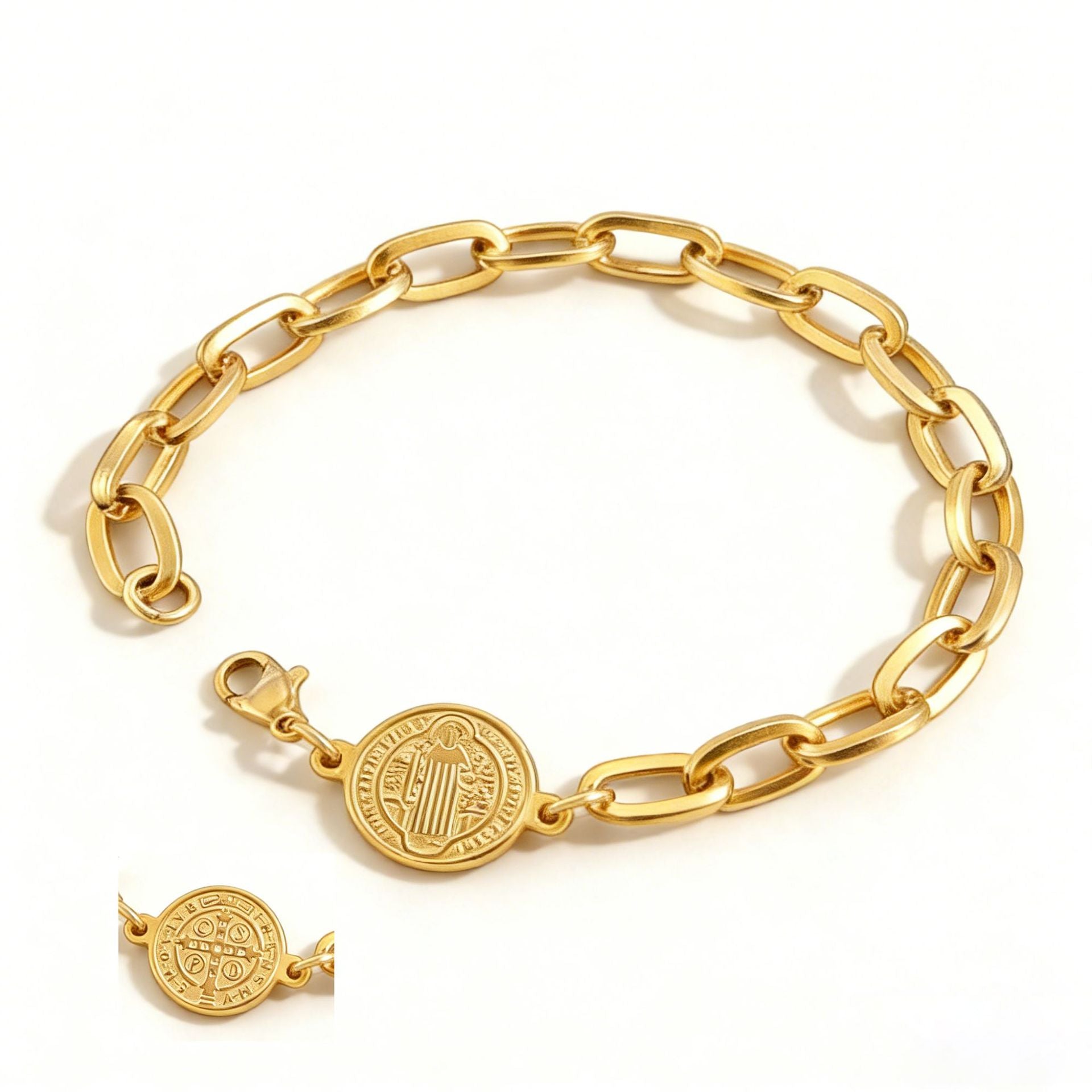Damen Gliederarmband mit symbolischem Medaillon Shop Nory