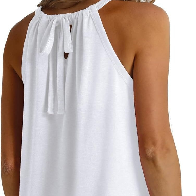 Damen Elegantes Trägershirt mit raffinierten Falten