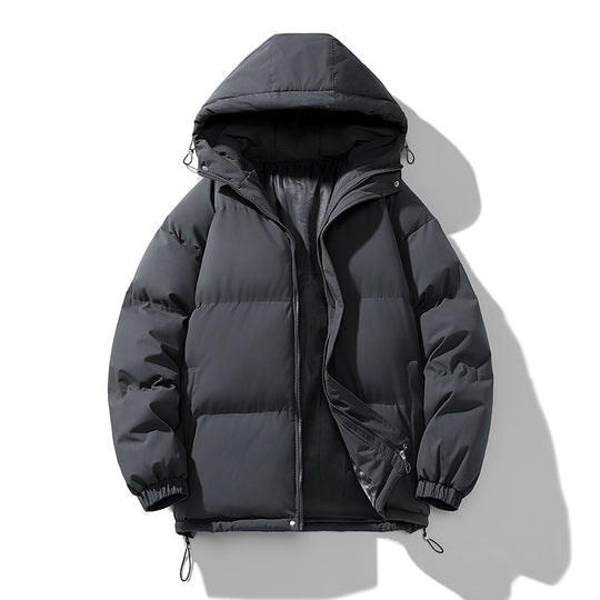 Unisex Gepolsterte Kapuzensteppjacke mit Thermoisolierung und verstellbarem Saum Shop Nory