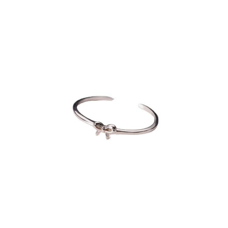 Damen zierlicher Ring mit filigranem Schleifenakzent Shop Nory