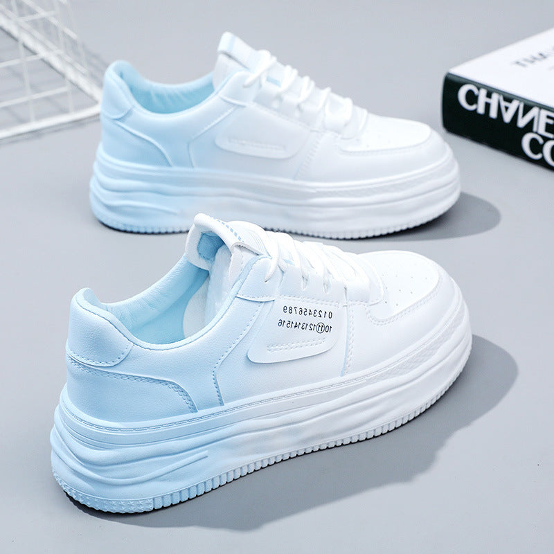 Damen modische Plateau Sneakers mit komfortabler Dämpfung