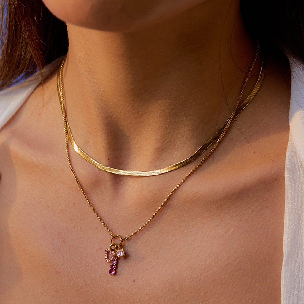 Damen Halskette mit hochwertigem, hypoallergenem Edelstahl und modernem Design Shop Nory