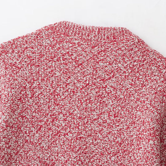 Damen Bouclé-Strickcardigan mit Perlmuttknöpfen und aufgesetzten Taschen Shop Nory