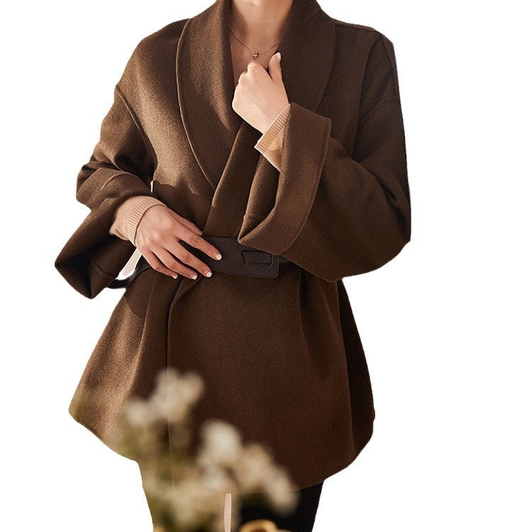 Damen Elegante und lockere Wickeljacke Shop Nory