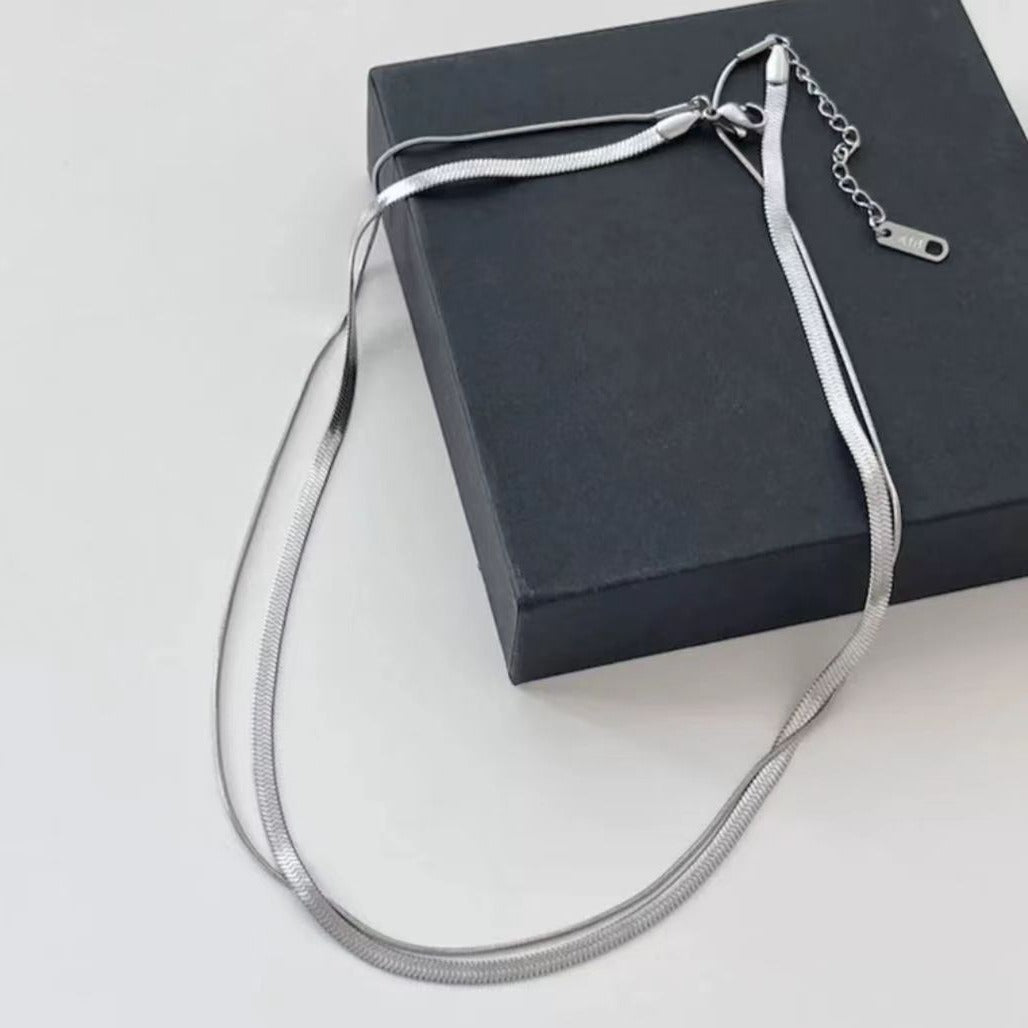 Damen Sleek Snake Chain Halskette Shop Nory