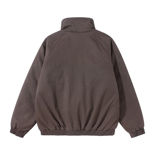 Unisex Kurz geschnittener Boxy‑Stehkragen‑Blouson mit elastischem Saum und verdeckten Einschubtaschen Shop Nory
