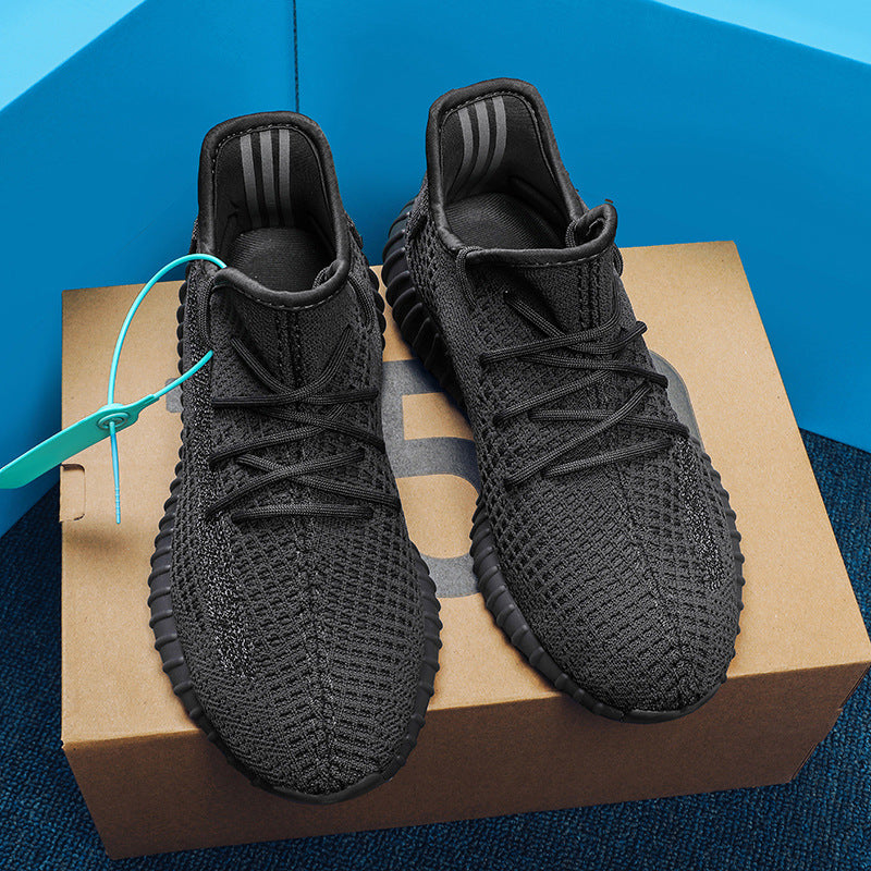 Damen Hochleistungs-Laufschuhe mit atmungsaktiver Strickoberfläche und rutschfester Sohle Shopnory