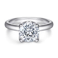 Damenring mit quadratischem Hauptstein und funkelnden Zirkonia-Details Shop Nory