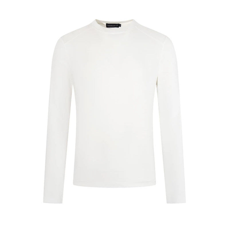 Herren Feinstrick-Pullover mit Rundhalsausschnitt aus Merinowolle Shop Nory