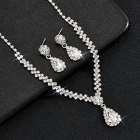 734 Silber-Weiß 2-teiliges Set