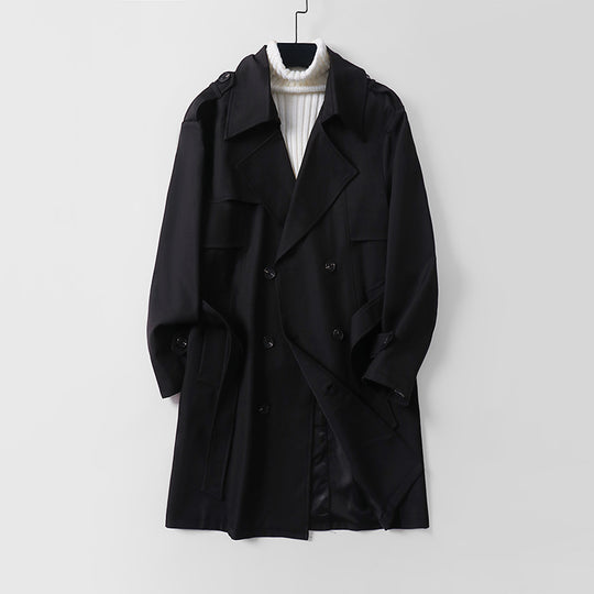Damen Moderner Kurzmantel im Trench‑Stil mit doppelreihiger Knopfleiste und Epauletten Shop Nory