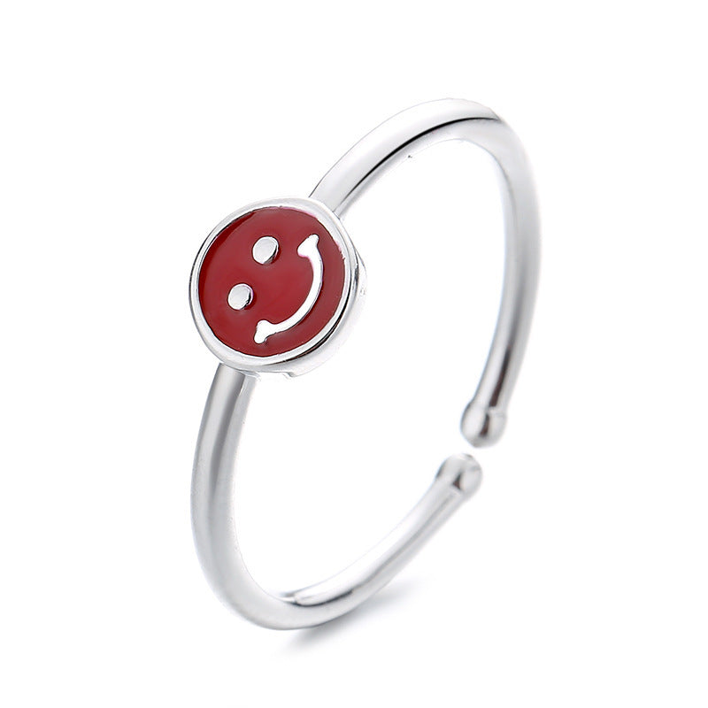 Damen Smiley-Ring mit kreativem Design Shop Nory