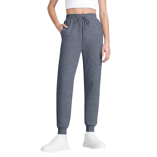 Damen nan schlanke hochgeschnittene Jogginghose mit Tunnelzug, Eingrifftaschen und Bündchen Shop Nory
