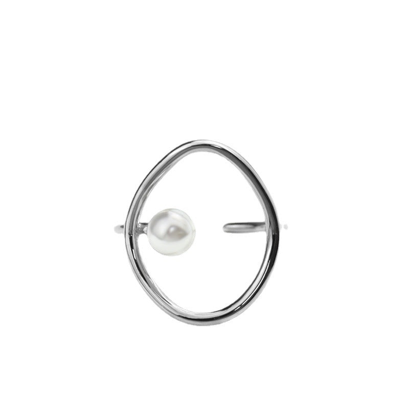 Damen Offener Ring mit einzigartigem Perlendesign Shop Nory