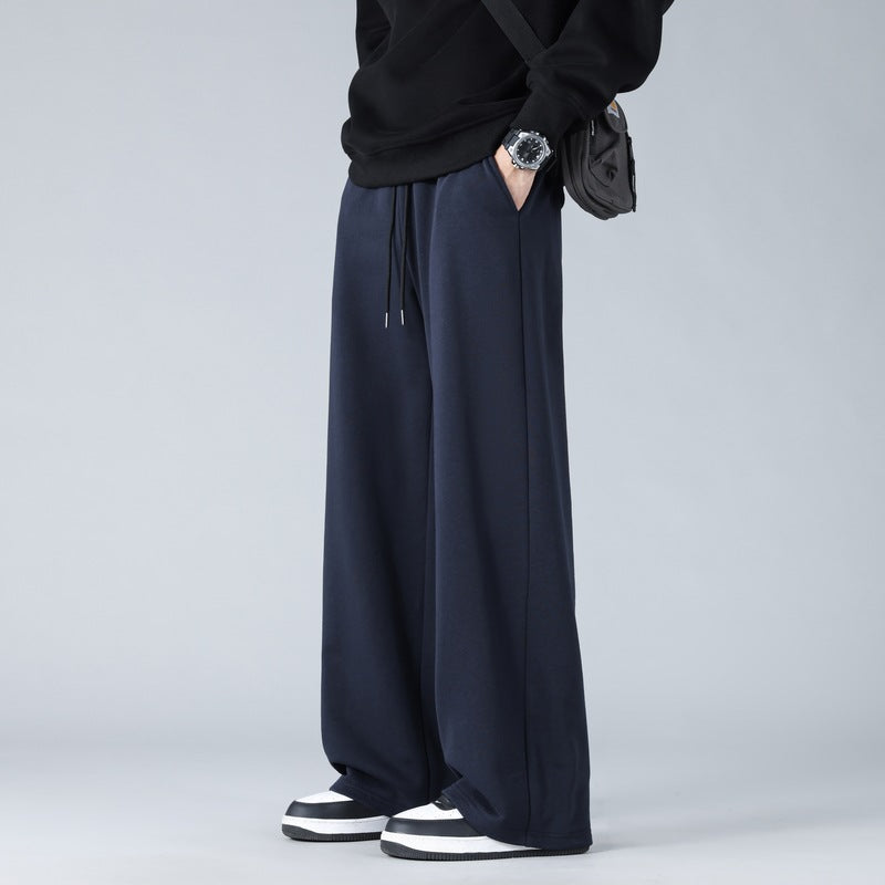 Herren Weite Oversize-Baggy-Loungehose mit Tunnelzugbund und fließender Jersey‑Qualität Shop Nory