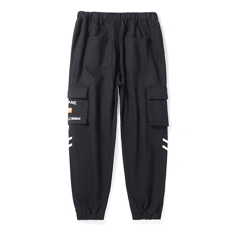 Herren Urbanes Camouflage-Jogger mit Utility-Taschen und elastischem Knöchelsaum Shop Nory
