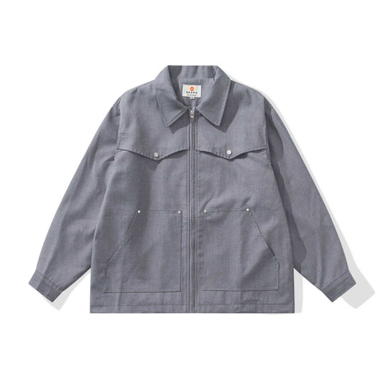 Herren Utility-Chorejacke mit durchgehendem Reißverschluss und großen Pattentaschen Shop Nory