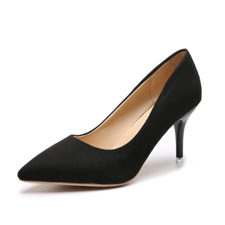 Damen nan spitze Court-Pumps mit schlankem Stilettoabsatz und gepolsterter Komfortinnensohle