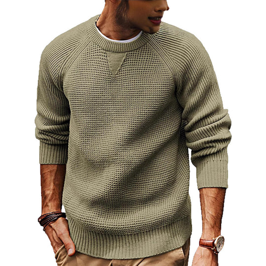 Herren strukturiertes Pullover mit lässigem Schnitt