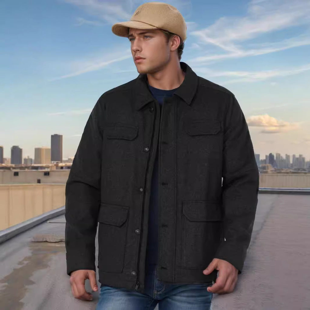 Herren lässige Flanelljacke