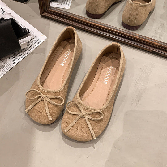 Damen Ballerinas mit zartem Schleifen-Design und weichem Obermaterial