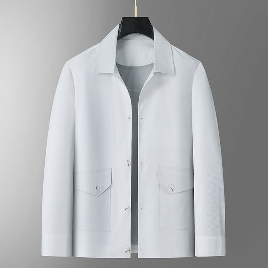 Herren Übergangsjacke im minimalistischen Worker-Stil mit Pattentaschen Shop Nory