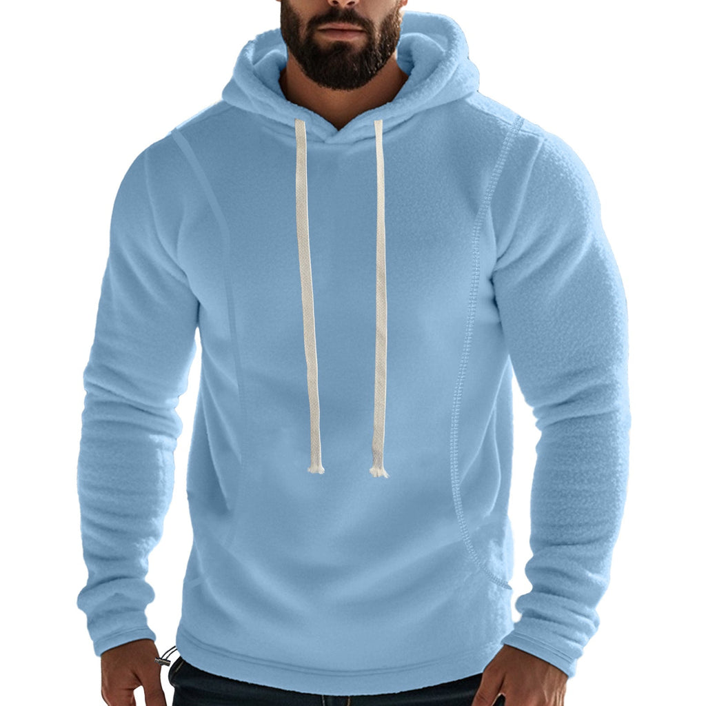 Herren Hochwertiger Fleece-Hoodie mit praktischer Kängurutasche und stylischem Design