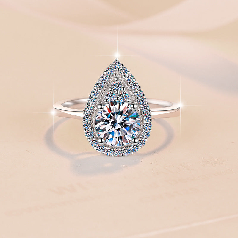 Damen Verlobungsring mit elegantem Zirkonia-Besatz Shop Nory