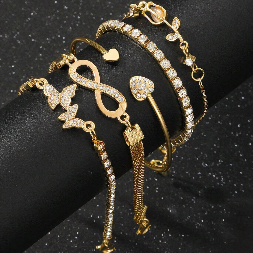 Damen Armband-Set mit eleganten und funkelnden Designs Shop Nory