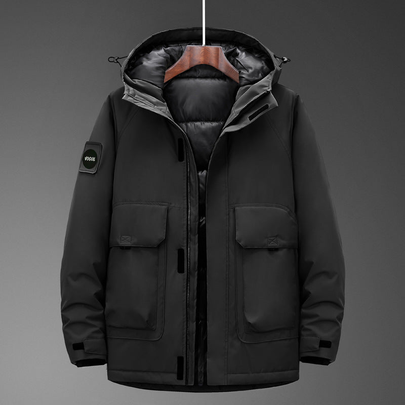 Herren Technischer Parka mit wasserdichter Softshell-Außenhülle und gesteppter Thermoisolierung Shop Nory